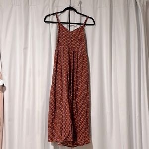 Orange and pink dress